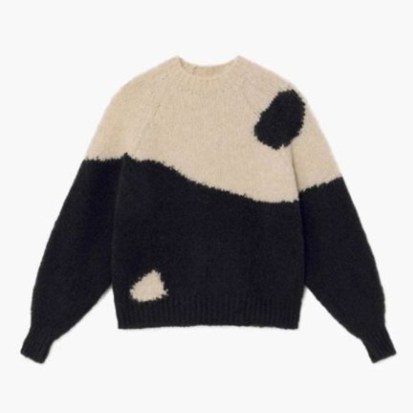 Paloma Wool Sweaters | Paloma Wool Yin Yang Sweater | Color: Black/White - Picture 1 of 8